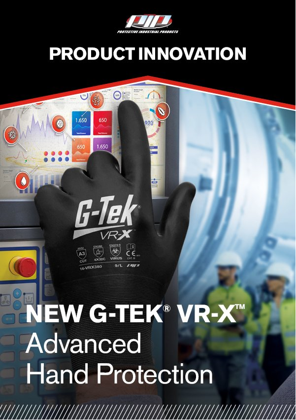 PIP® LIQUID-PROOF G-Tek® VR-X™ WORK GLOVES